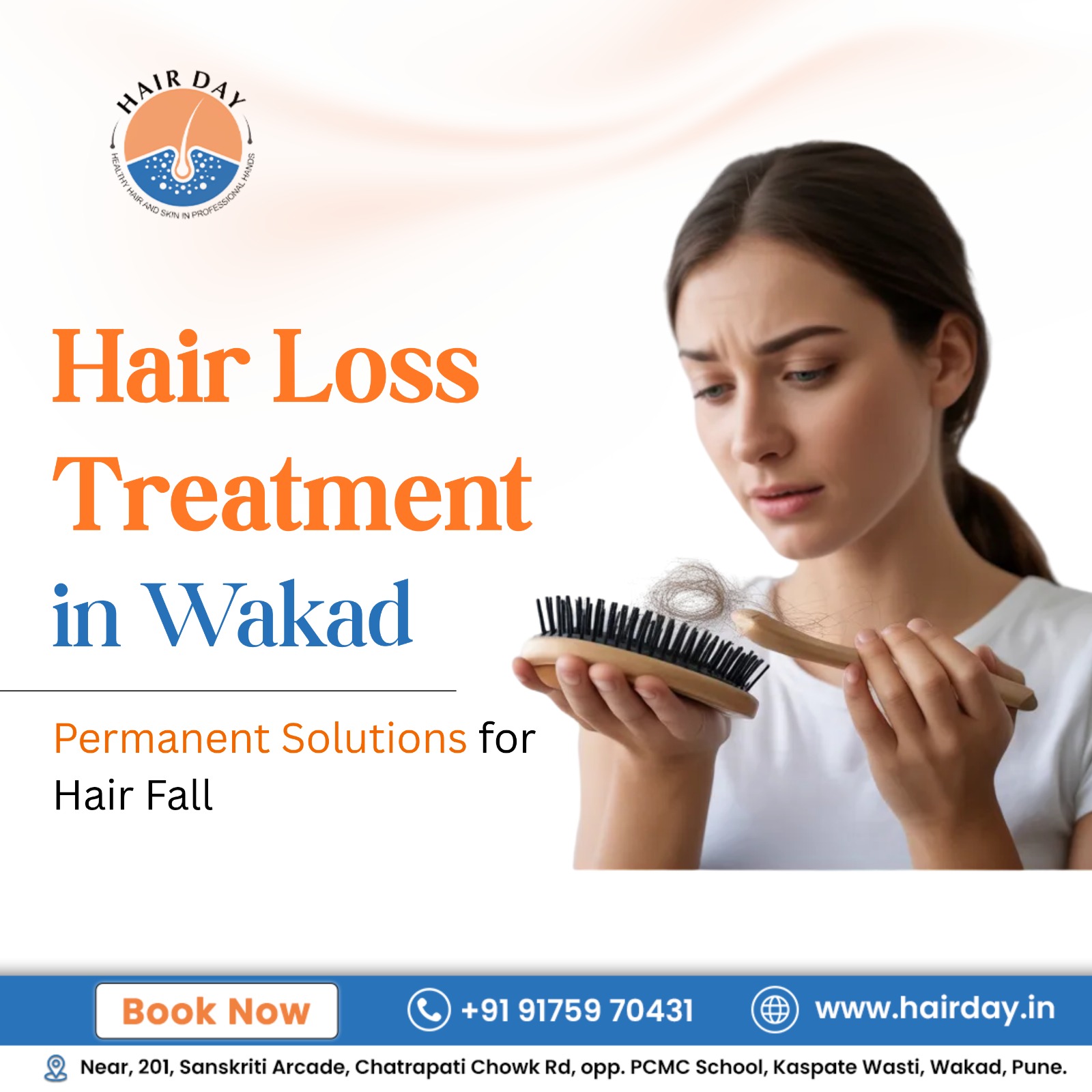 Permanent Solutions for Hair Fall- Hair Loss Treatment in Wakad 